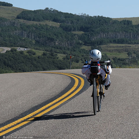 In the high mountains