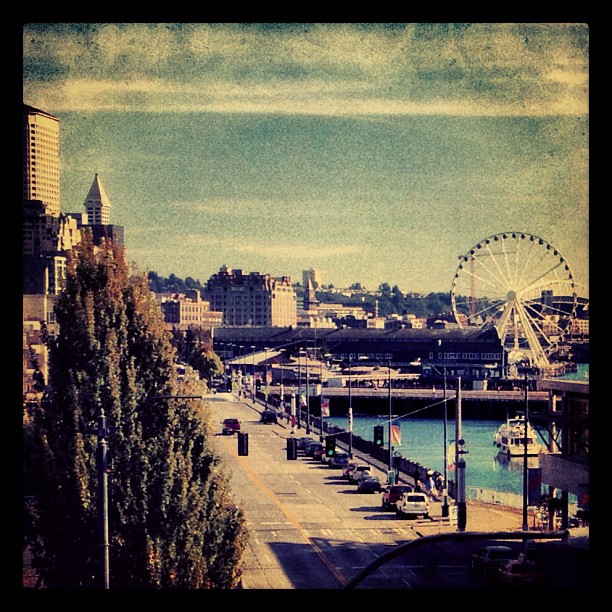 Seattle waterfront.  - instablief