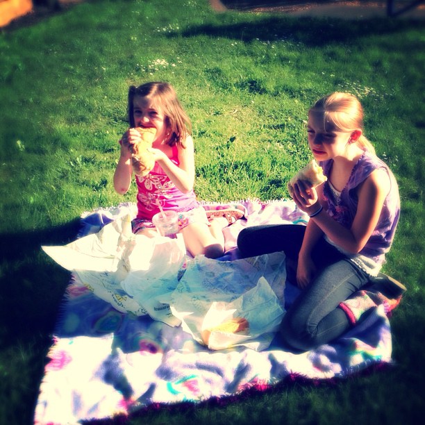 Found a new park for a picnic.