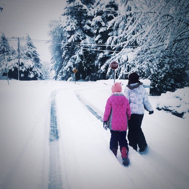 A shin-high constitutional.