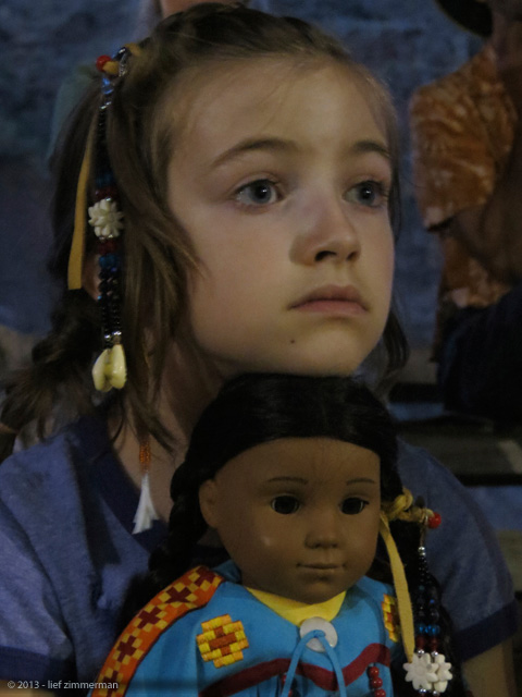 Two little girls gone native.