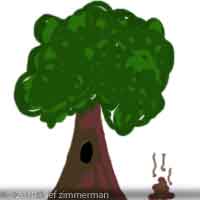 Tree and a turd