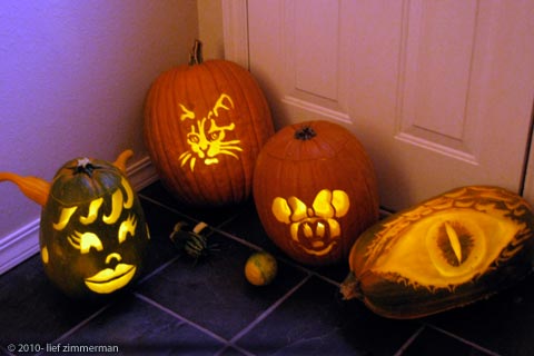Punkins glowing