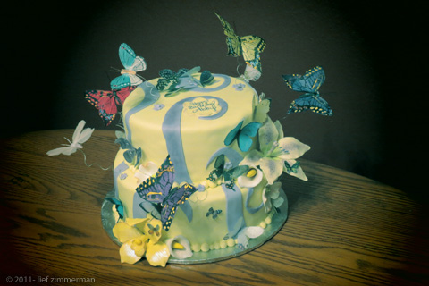 Butterfly Birthday Cake