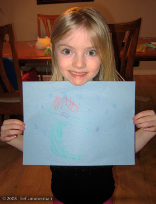 I've never been this close to a human before.