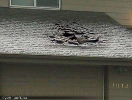 UnBliefAble Roof damage